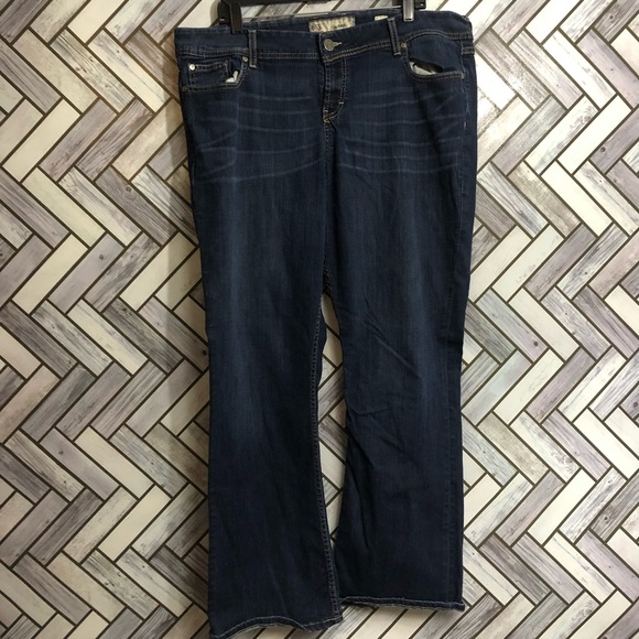 BKE Wendi Dark Wash Bootcut Jeans Size 38R